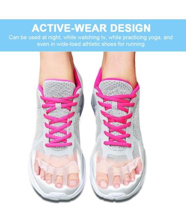 GOTOTOP Silicone Toe Separator & Hammer Toe Straightener for Pain Relief & Achilles Stretcher - Ideal for Yoga & Sports Activities - Buy Online on GoSupps.com