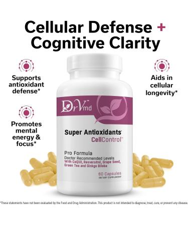 DrVMD Nerve & Antioxidant Support Bundle | Nerve Circulation & Cellular Health | Includes Nerve Control (ALA Benfotiamine NAC B Vitamins) + Super Antioxidants (Resveratrol Curcumin CoQ10 Ginkgo - Buy Online on GoSupps.com