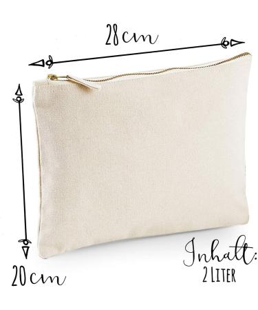 Ilka Parey Wandstoo-Welt Canvas Pouch Bag - Hakuna Matata & Arrow Motif Individually Printed County Bag | International Shipping Available - Buy Online on GoSupps.com