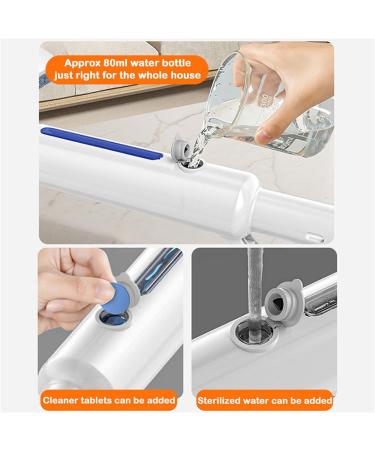 papasgix Window Cleaning Equipment with Spray Telescopic Window Cleaner Kit Water Fed Window Cleaning Pole Window Wiper Shower Squeegee Glass Cleaner for Indoor/Outdoor Windows Blue 3pad Set 35CM - Buy Online on GoSupps.com