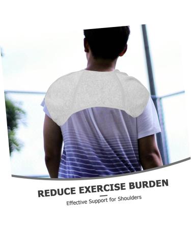 BIUDECO Shoulder Protector Sleep Shoulder Sleeve Double Shoulder Support Shoulder Support Brace Grey Spandex - Buy Online on GoSupps.com