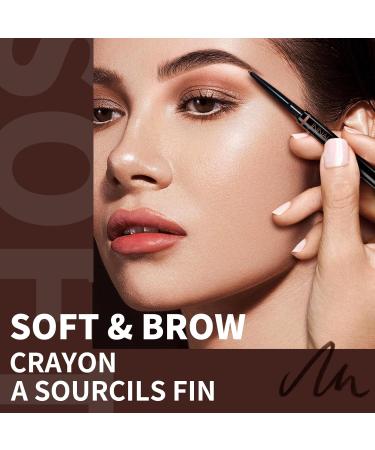 Buy Long Lasting Black Eyebrow Pencil | Waterproof & Smudge-proof Eye Makeup for a Perfect Look - International Shipping Available - Buy Online on GoSupps.com