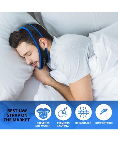 SnoreShield Anti Snore Chin Strap - #1 Snoring Sleep Solution - Natural & Comfortable Stopper - Buy Online on GoSupps.com