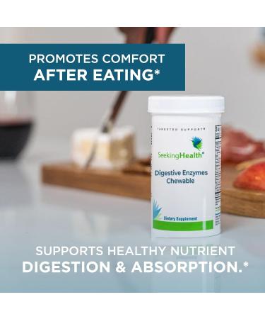 Buy Seeking Health Digestive Enzymes Chewable - Vegan & Vegetarian Supplement for Healthy Digestion (60 Tablets - Buy Online on GoSupps.com