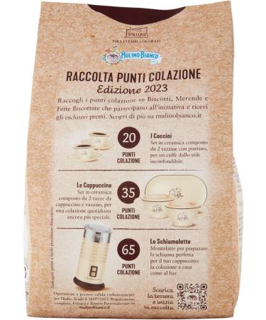  Italian Gourmet E.R. Mulino Bianco Molinetti Set of 6 biscuits sanded with buckwheat 350 g + pulp 400 g - Buy Online on GoSupps.com