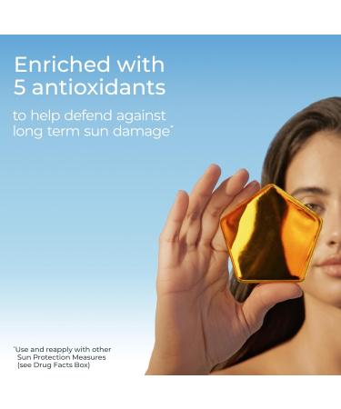 Eucerin Sun Tinted Age Defense Face Sunscreen Lotion SPF 50 with Hyaluronic Acid Tinted Sunscreen for Face Blendable Tint for All Skin Tones Non Comedogenic and Hypoallergenic 2.5 Fl Oz Bottle - Buy Online on GoSupps.com