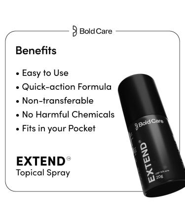 Buy Non-Transferable Topical Spray for Men - 20g - Fast International Shipping - Buy Online on GoSupps.com