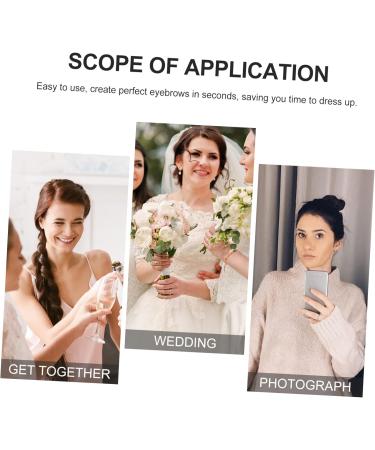 DOITOOL 12 Sheets Waterproof Eyebrow Stickers Sticking Stuffers for Men Hair-like Eyebrows Stickers Cosmetic - Buy Online on GoSupps.com