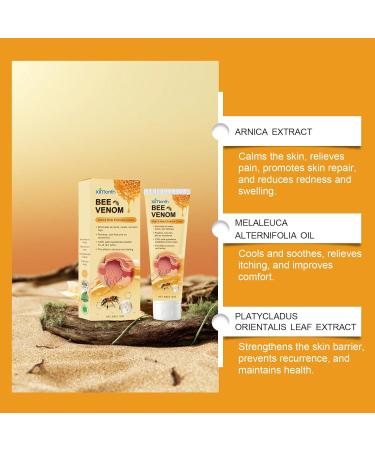 Bee Venom Cream Bee Venom Wart Removal Tag Treatment Cream Bee Venom Gel 2024 Professional New Bee Venom Repair Cream Quick-Acting Soothing Bee Venom Cream Soothing Body Cream-All Skin Types60g - Buy Online on GoSupps.com