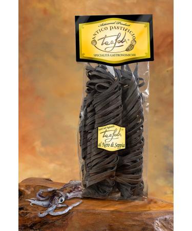 Tealdi Tagliatelle al Nero di Seppia - Authentic Italian Black Pasta with 2% Squid Ink 250g | Buy Online Internationally - Buy Online on GoSupps.com
