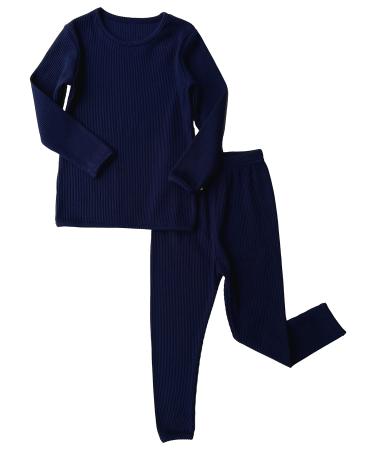 DreamBuy 20 Colours Ribbed Pyjama/Tracksuit/Loungewear Unisex Boys And Girls Pyjamas Baby Clothes Pyjamas For Women And Mens Pyjamas 3-6 Months Oxford Blue