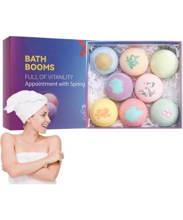 Natural Shower Steamers Spa-Inspired Stocking Stuffers Aromatic Shower Bombs 8-Piece Aromatherapy Spa Bombs Set Handmade Spa Delights Bubble Bath Shower Bombs Set - Buy Online on GoSupps.com