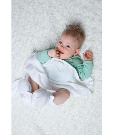Organic Mulled Diapers 70x70cm - 100% Cotton Skin-Friendly 5 Pack | Green Woodpecker - Buy Online on GoSupps.com