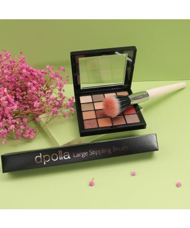 Buy Dpolla Pro Foundation Makeup Brush - Large Duo Fiber Stippling Brush for Flawless Foundation Powder Highlight & Blush - International Shipping Available - Buy Online on GoSupps.com