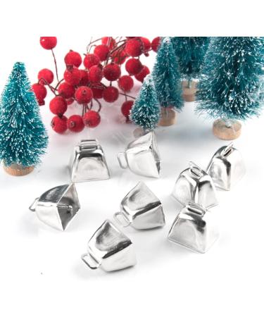 Quacoww 36-Piece Christmas Jingle Bells for DIY Wreath & Holiday Crafts - Small Metal Cow Bells for Hanging Decor & Wind Chimes - Buy Online on GoSupps.com