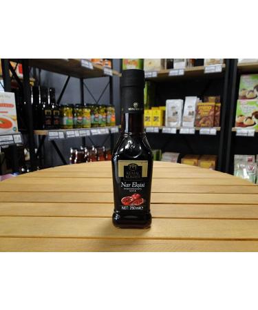Pomegranate Sour Sauce Molasses by Kemal Kkrer - 8.4 oz (250 ml) | Traditional Turkish Salad Dressing | Rich & Thick Low Sugar | 100% Natural | Product of Turkey | Halal Certified - Buy Online on GoSupps.com