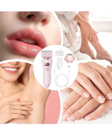 Epilator Hair Removal for Women Trimmer for Women Hair Remover for Ladies Trimmer Facial Shaver Waterproof Ladies Hair Trimmer Versatile Personal Groomer for Women and M Pink - Buy Online on GoSupps.com