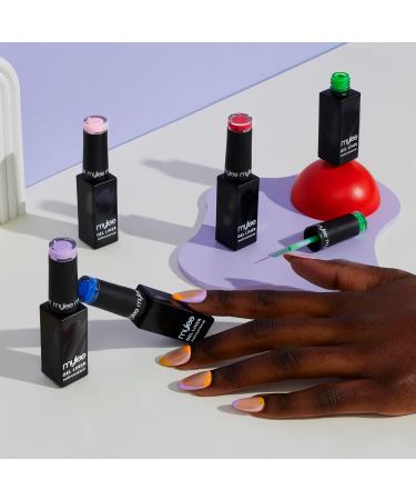 Mylee Liner Gel Nail Polish Set 7x7ml Kaleidoscope With Built-In Nail Art Brush - UV/LED Soak-Off Nail Art Manicure Pedicure for Professional Salon & Home Use - Long Lasting & Easy to Apply - Buy Online on GoSupps.com