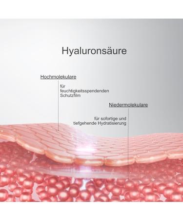 BelEtnea Cosmetics 24 hour antiaging hyaluron serum for face 30 ml high dose for neck eyes and d collet immediate effect against wrinkles and circles under the eyes skin serum moisturizing and vegan - Buy Online on GoSupps.com