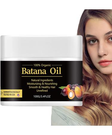 Batana Oil for Hair Growth | Dr. Sebi Batana Oil from Honduras | Raw Natural Hair Growth Oil for Hair Growth and Thickness | Hair Loss Treatments for Women Men - Buy Online on GoSupps.com