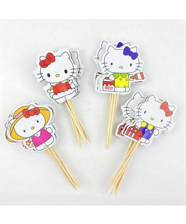 48 PCS Cute Kitties Cupcake Toppers Cat Cupcake Toppers for Adults Kids Birthday Party Decorations Supplies Baby Shower Decorations(Kitties) Pack of 48 - Buy Online on GoSupps.com