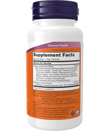 NOW Immune Renew with Astragalus Root Extract - 90 Veg Capsules | Immune System Support - Buy Online on GoSupps.com