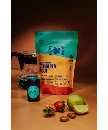 Coffee Island Single Estate Ethiopia Guji with Medium Roasting Prepacked 200g - Buy Online on GoSupps.com