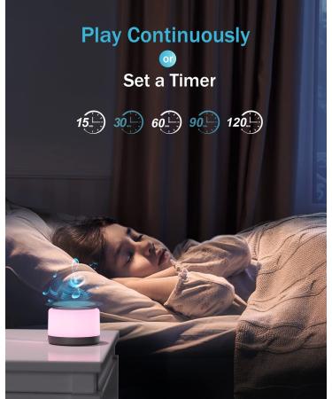 White Noise Machine for Kids | Sound Machine with Night Light | 16 Soothing Sounds for Sleeping Baby - Buy Online on GoSupps.com