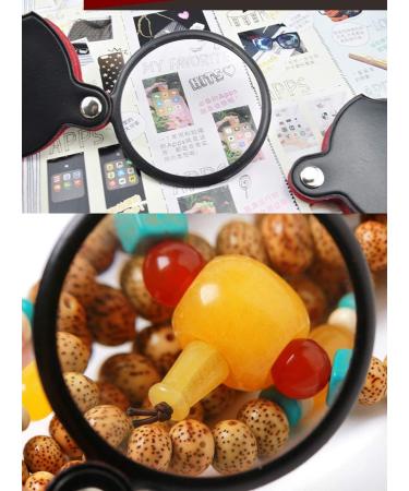 Mini Pocket Glass 10x HD Lens Handheld Portable Folding Magnifier for Old Man Kids Reading Books Newspapers Maps Coins Insects Rocks Made in China - Buy Online on GoSupps.com