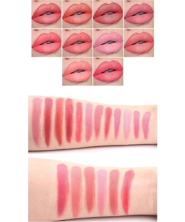  G n rique Waterproof matte lip palette matte lipstick makeup | 18-color lipstick palette sweat-proof - Moisturizing lip cream palette lip gloss for beginners - Buy Online on GoSupps.com