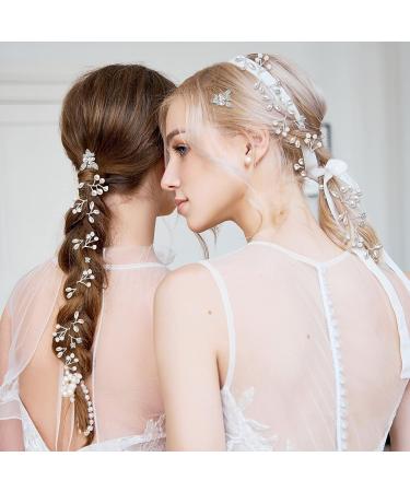 Lyrow 5 Pcs Crystal Wedding Hair Vine & Bridal Accessories Set - Buy Online on GoSupps.com