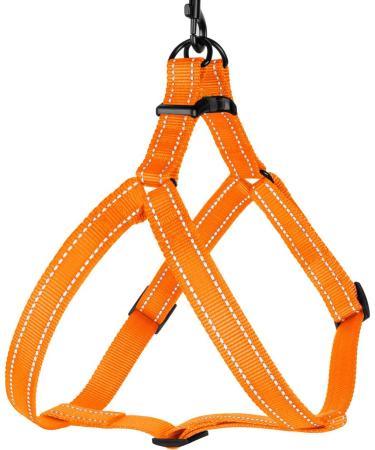 Collardirect Reflective Dog Harness - Adjustable Sizes S M L for Puppies & Dogs - Outdoor Walks - Available in Pink Black Red Purple Mint Green Orange Blue - Buy Online on GoSupps.com