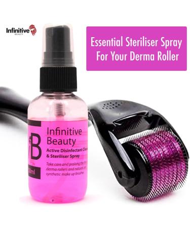 Infinitive Beauty Disinfectant & Sterilizer Spray for Derma Rollers & Brushes 50ml - Care & Extend Lifespan of Tools - Buy Online on GoSupps.com