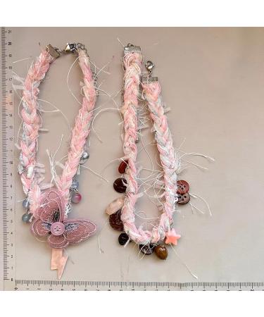Vsilay Fashion Trend Plush Butterfly Star Pendant Collarbone Chain - Adjustable Sweater Chain for Niche Temperament & Style - Buy Online on GoSupps.com