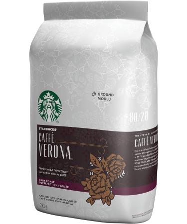 Starbucks Caff Verona Ground Coffee Dark Roast 793 Grams & Ground Coffee House Blend 793 Grams - Buy Online on GoSupps.com