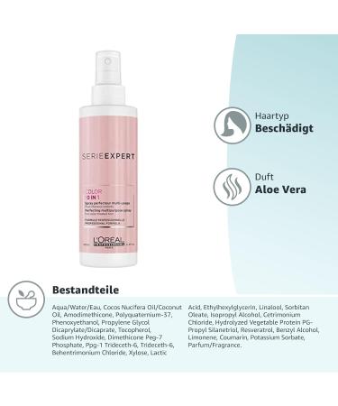 L'Or al Professionnel Vitamino Color 10-in-1 Spray | Antioxidant Leave-In Treatment for Colored Hair - Expert Series - Buy Online on GoSupps.com