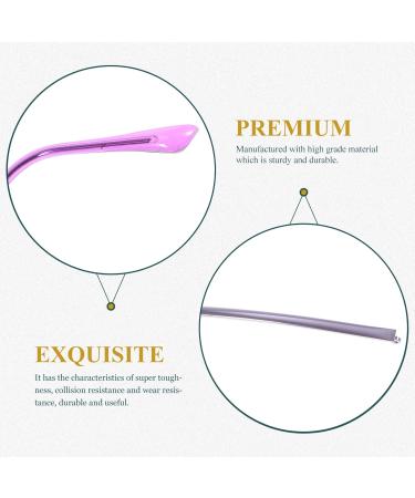 Buy PopetPop Replacement Glasses Accessories - Sunglasses Repair Kit & Myopia Glasses Bracket - Metal Violet Replacement Bars & Legs - Buy Online on GoSupps.com
