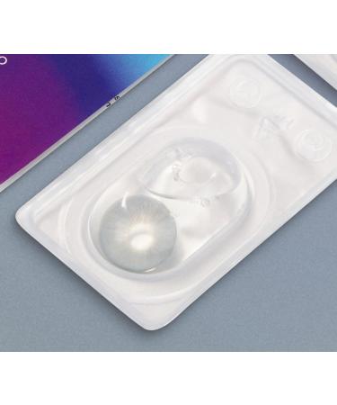 Buy Capri Gray Colored Contact Lenses - Monthly Soft Hydrogel 2 Pcs + Lens Case | 0.0 Diopters Natural Colors - Buy Online on GoSupps.com