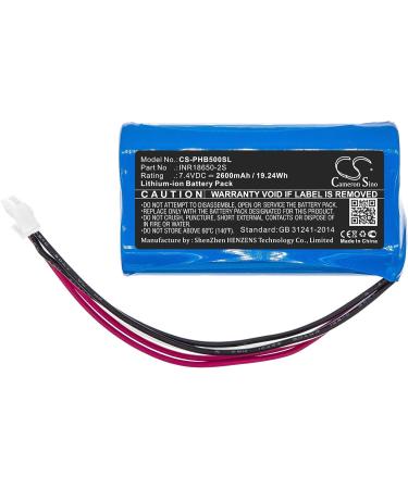 Buy 7.4V 2600mAh INR18650-2S Battery Replacement for ShoqBox SB500M - International Shipping Available - Buy Online on GoSupps.com