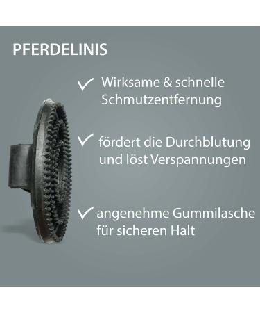 Rubber Grooming Seal Brush for Horses Dogs & Cats - Ideal for Cleaning & Massaging - Healthy Pet Care - Buy Online on GoSupps.com