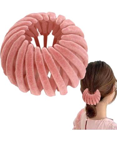Expandable Hair Claws Birds Nest Hair Clip Retractable Ponytail Holder Clip Hair Clips Hair Claw Clamps Hair Bun Maker Hair Styling Tool Hair Barrette For Girls Lady Women Hair Accessories Pink - Buy Online on GoSupps.com