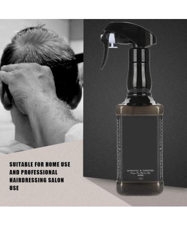 500ml Plastic Spray Bottle Hairdressing Sprayer Salon Barber Barber Hairstyling Sprayer Hair Tools Flower Planting Tool(Black) - Buy Online on GoSupps.com