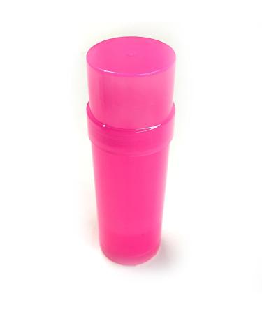 (11) Empty Clear Plastic Deodorant Containers - 2.2 Oz Cylinders for heel balm lotion bar etc. (Pink) - Buy Online on GoSupps.com