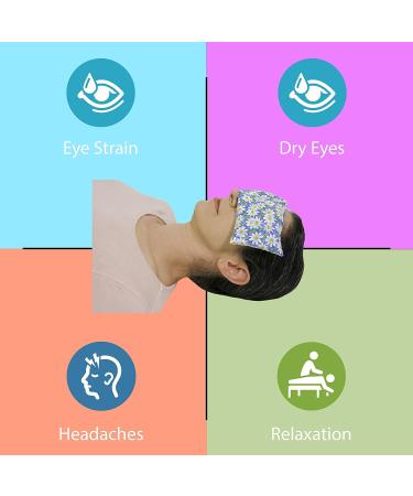 HSP Red Bean Eye Pillow - Soothe Tired Eyes | Hot/Cold Cotton Weighted Cover for Puffy Eyes, Migraine & Strain Relief, Natural Sleep Aid - Light Purple - Buy Online on GoSupps.com