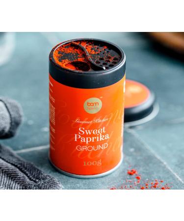 BAM Sweet Paprika Powder Dried Spice Herb Seasoning 100 g - Buy Online on GoSupps.com