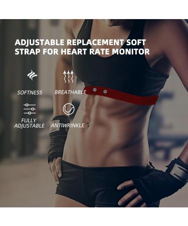 FITCENT Elastic Heart Rate Monitor for Garmin Wahoo Polar H10 Coospo & More - Enhanced Fitness Tracking - Buy Online on GoSupps.com