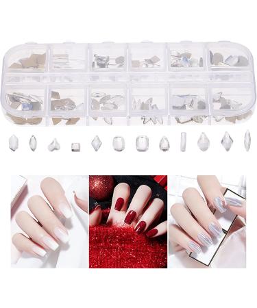 Beaupretty 2 Boxes Nail Drill Nail Art Sequins Nail Rhinestone Decoration Nail Art Diamond Diy Nail Charm Embellishment Rhinestones Nail Glitter Sequins Glass Gems Metal Nail Crystal - Buy Online on GoSupps.com