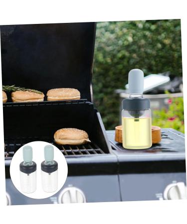 Zerodeko Oil Dispenser Bottle 2pcs Silicone Oil Brush Bottle Oil Control Soy Sauce Bottle Pp Convenient Oil Bottle medium Blue - Buy Online on GoSupps.com