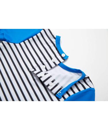 BONVERANO Baby Boys Swimsuit | Toddler Bathing Suit UPF 50+ Sun Protection | Dinosaur Stripe | 2-3 Years - Buy Online on GoSupps.com
