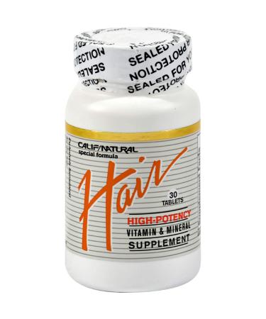 California Natural Hair Vitamin & Mineral 30 Tab
